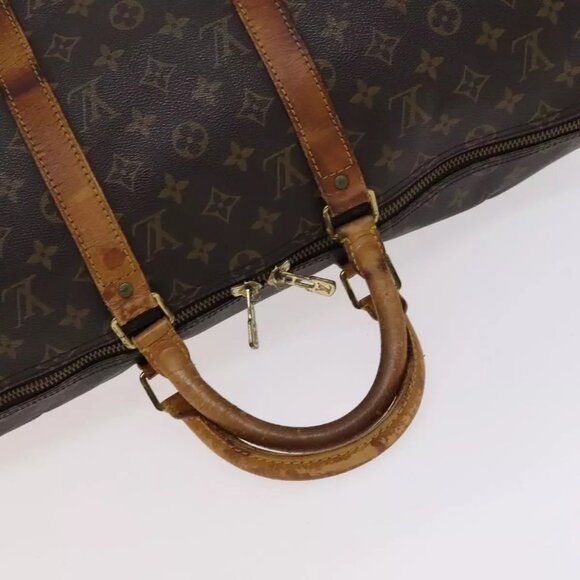 LOUIS VUITTON Monogram Keepall Bandouliere 50 Boston Bag M41416 LV Auth 113879 - Picture 8 of 16